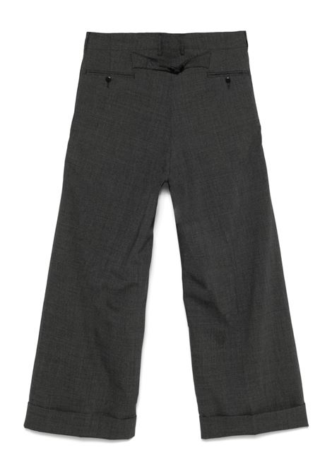 Grey wool-blend trousers Random identities - men RANDOM IDENTITIES | RAN05P0231